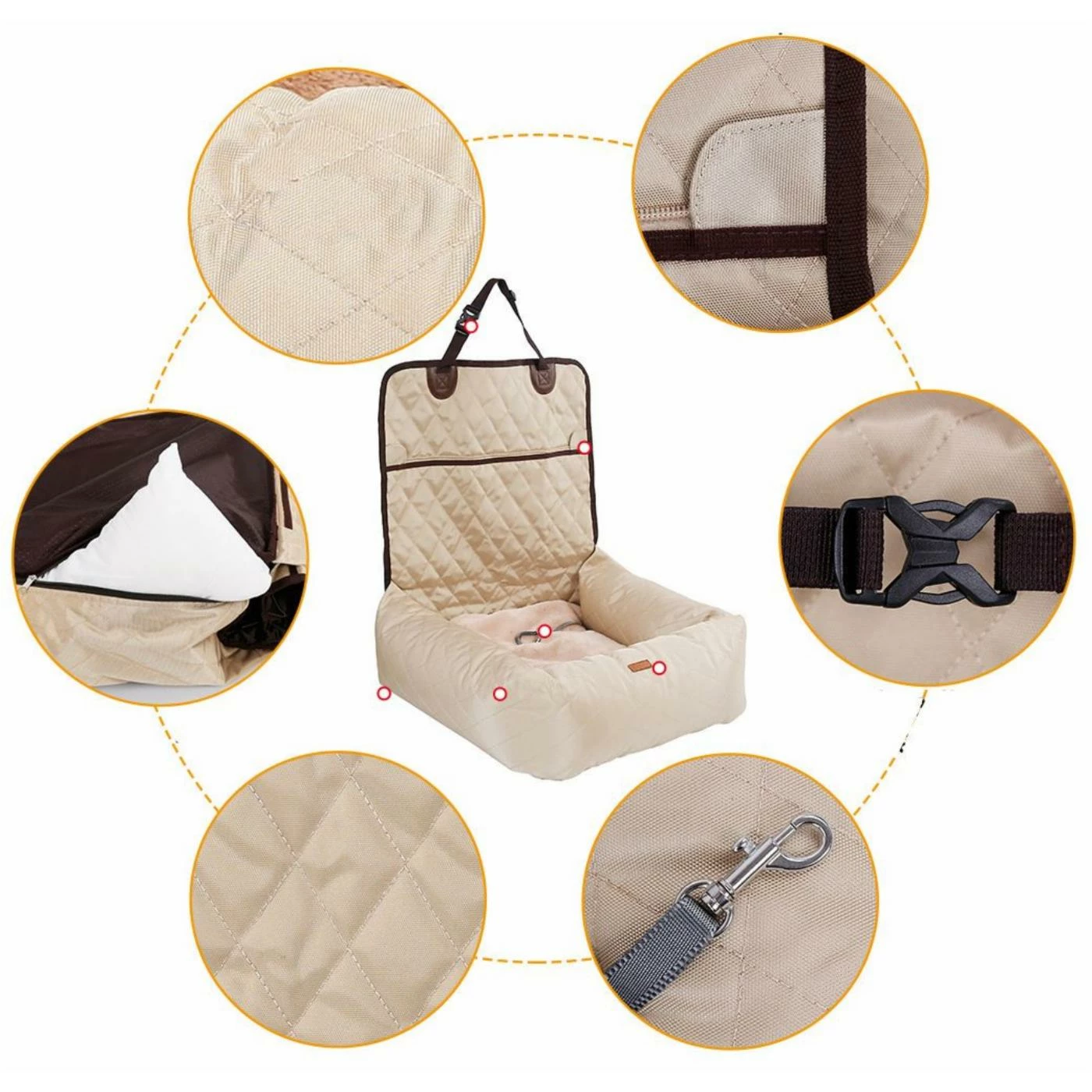 Outlet ???? Nesting Pet Life 'Pawtrol' Dual Converting Travel Safety Carseat And Pet Bed ✨ 6 Outlet ???? Nesting Pet Life 'Pawtrol' Dual Converting Travel Safety Carseat And Pet Bed ✨ - Image 4